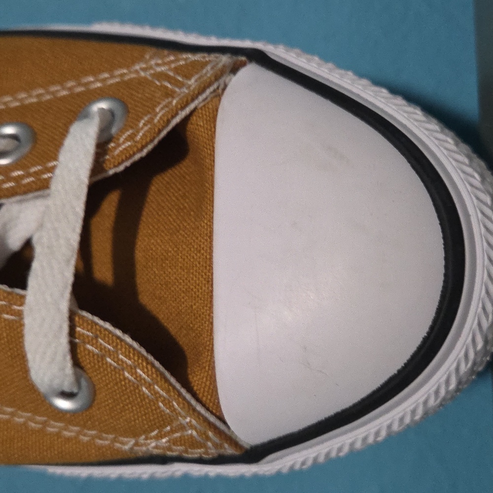 Converse Chuck Taylor All Star Hi Canvas Sneaker 'Wheat/White' A09971C Mustard - Picture 13 of 14
